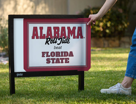 Alabama V Florida State Yardsy Sign yard sign
