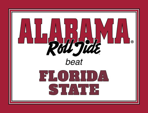 Alabama V Florida State Yardsy Sign yard sign