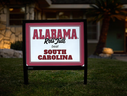Alabama V South Carolina Yardsy Sign yard sign