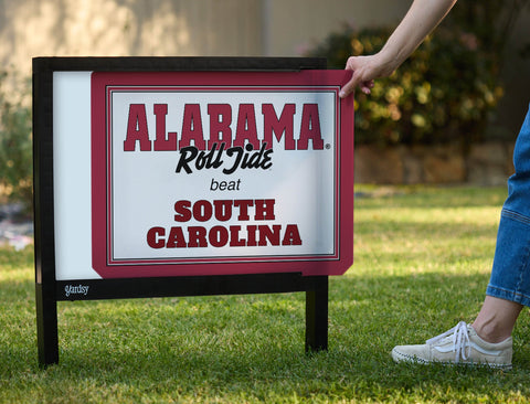 Alabama V South Carolina Yardsy Sign yard sign