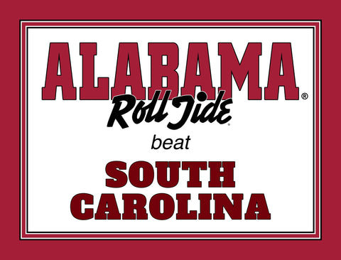 Alabama V South Carolina Yardsy Sign yard sign
