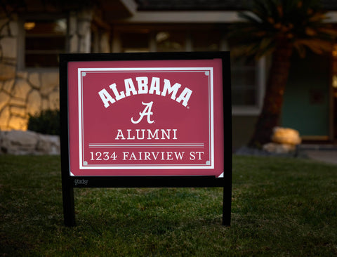 Alumni Alabama Custom Yardsy Sign yard sign
