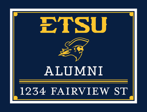 Alumni Etsu Custom Yardsy Sign yard sign