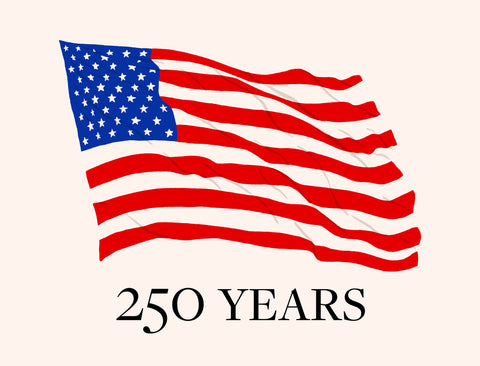 American Flag Yardsy Sign - 250 Years