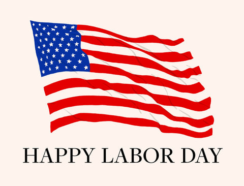 American Flag Yardsy Sign - Labor Day