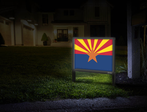 Arizona Flag Yardsy Sign Mailbox
