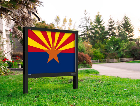 Arizona Flag Yardsy Sign Yard