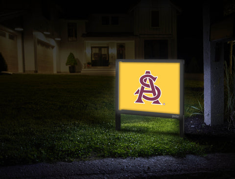 Arizona State AS Baseball Gold Yardsy Sign