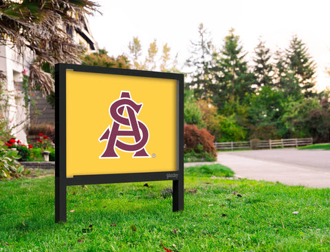 Arizona State AS Baseball Gold Yardsy Sign