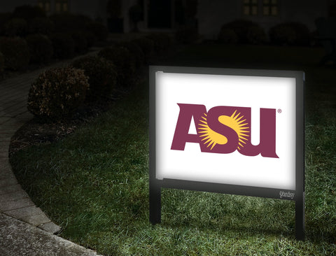 Arizona State Asu Institutional Mark White Yardsy Sign Walkway
