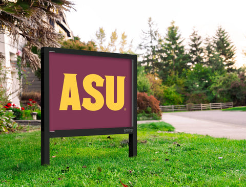 Arizona State ASU Maroon Yardsy Sign