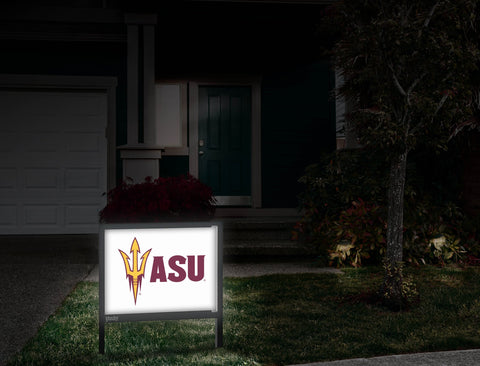 Arizona State ASU Trident White Yardsy Sign