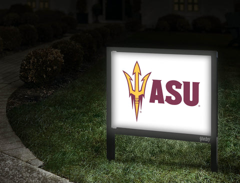 Arizona State ASU Trident White Yardsy Sign