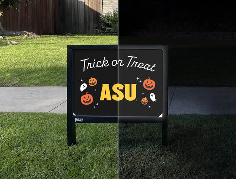 Arizona State Halloween Trick Or Treat Yardsy Sign yard sign