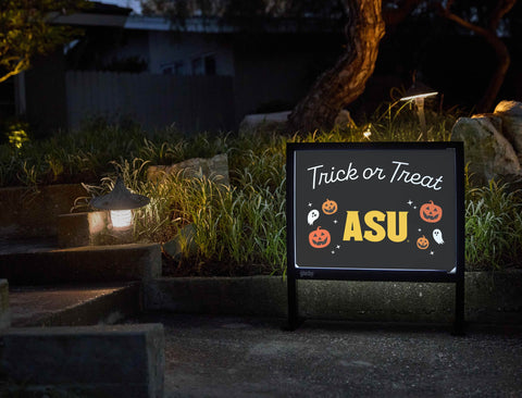 Arizona State Halloween Trick Or Treat Yardsy Sign yard sign