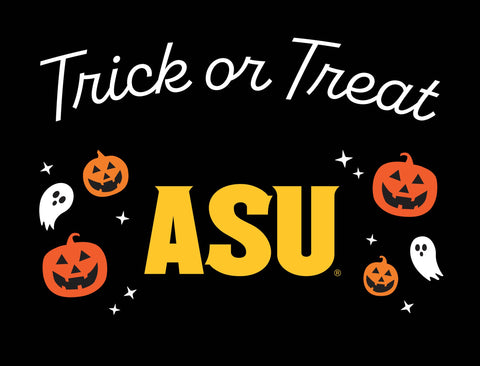 Arizona State Halloween Trick Or Treat Yardsy Sign yard sign