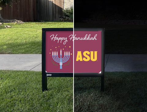 Arizona State Happy Hanukkah Yardsy Sign yard sign