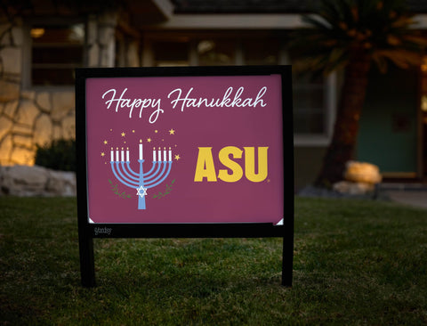 Arizona State Happy Hanukkah Yardsy Sign yard sign