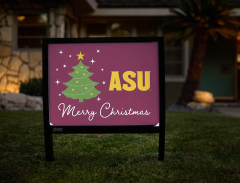Arizona State Merry Christmas Yardsy Sign yard sign