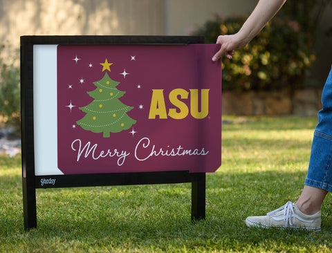 Arizona State Merry Christmas Yardsy Sign yard sign