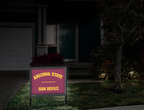 Arizona State Sun Devils Maroon Yardsy Sign Front Door
