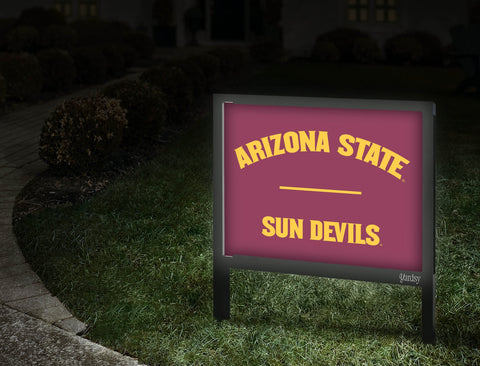 Arizona State Sun Devils Maroon Yardsy Sign Walkway
