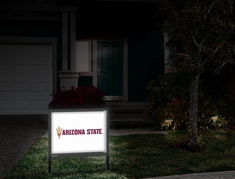 Arizona State Trident White Yardsy Sign