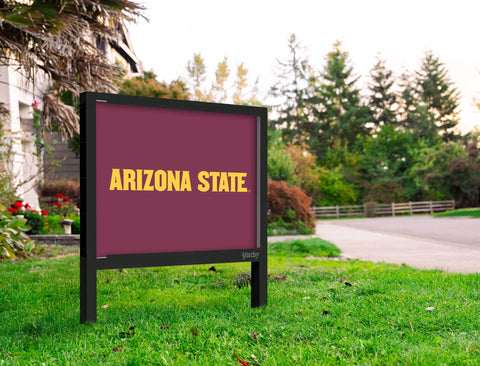Arizona State Maroon Yardsy Sign