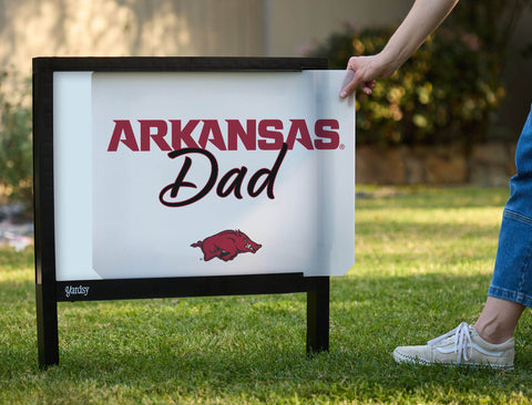 Arkansas Dad Yardsy Sign yard sign