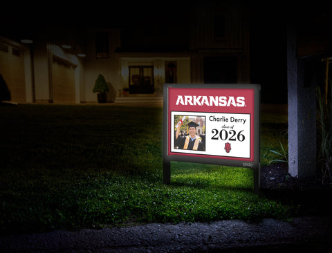 Arkansas Graduate Custom Yardsy Sign yard sign