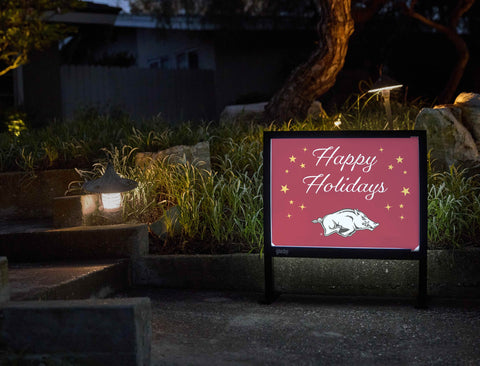 Arkansas Happy Holidays Yardsy Sign yard sign