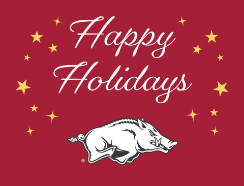 Arkansas Happy Holidays Yardsy Sign yard sign