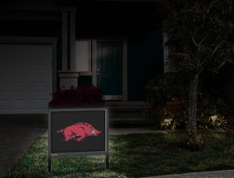 Arkansas Razorbacks Mascot Black Yardsy Sign