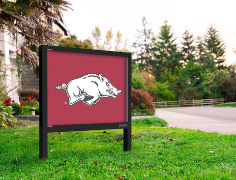 Arkansas Razorbacks White Cardinal Yardsy Sign
