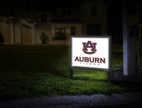 Auburn AU Tigers White Yardsy Sign