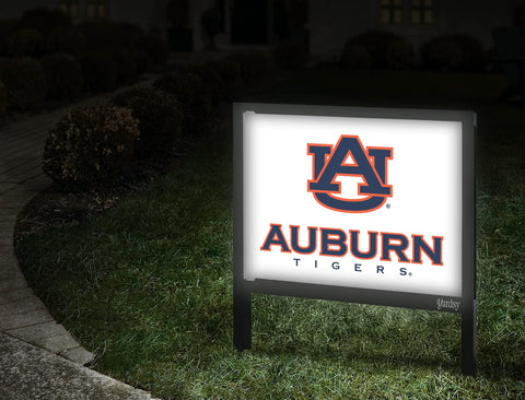 Auburn AU Tigers White Yardsy Sign