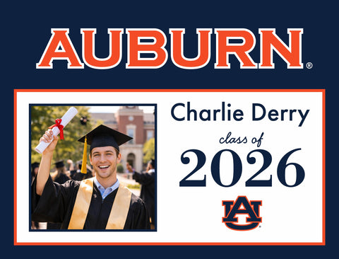 Auburn Graduate Custom Yardsy Sign yard sign
