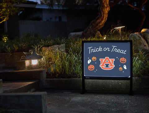 Auburn Halloween Trick Or Treat Yardsy Sign yard sign