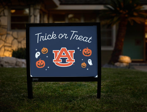 Auburn Halloween Trick Or Treat Yardsy Sign yard sign
