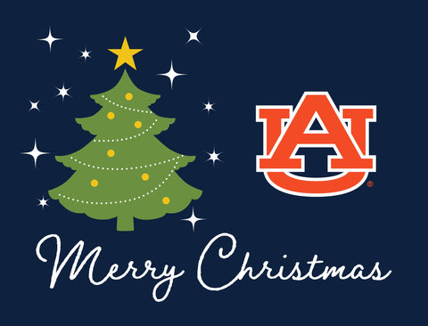 Auburn Merry Christmas Yardsy Sign yard sign