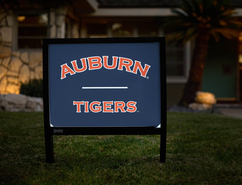 Auburn Tigers Athletic Mark Blue Yardsy Sign yard sign