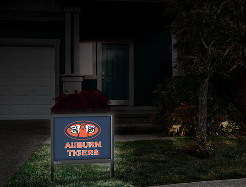Auburn Tigers Eyes Blue Yardsy Sign