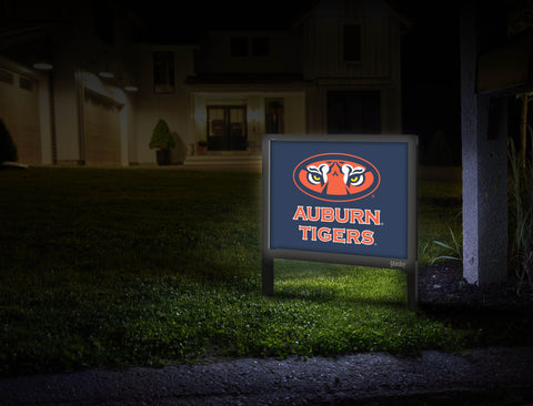 Auburn Tigers Eyes Blue Yardsy Sign
