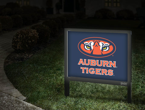 Auburn Tigers Eyes Blue Yardsy Sign