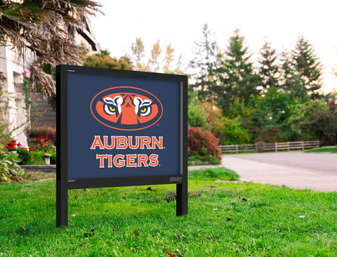 Auburn Tigers Eyes Blue Yardsy Sign