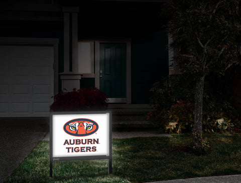 Auburn Tigers Eyes White Yardsy Sign