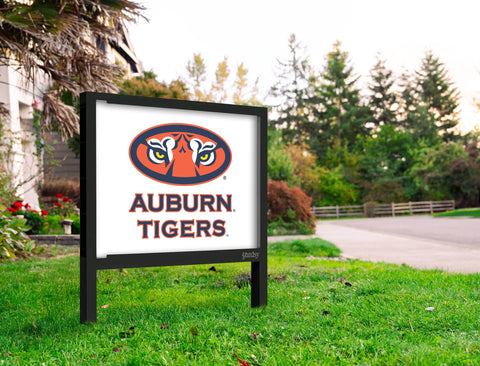 Auburn Tigers Eyes White Yardsy Sign