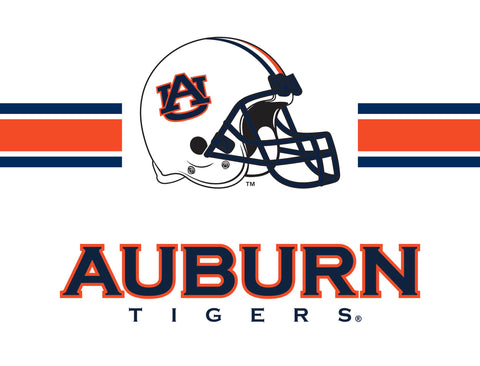 Auburn Tigers Helmet Stripes White V2 Yardsy Sign yard sign