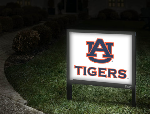 Auburn Tigers White Yardsy Sign