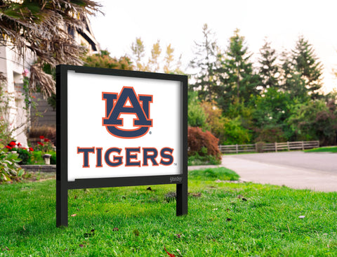 Auburn Tigers White Yardsy Sign